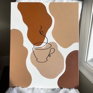 Sewn in Art piece on canvas